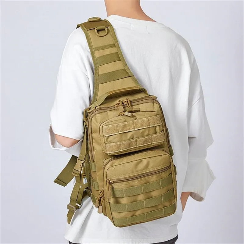 Outdoor Hunting Bag - Büyük Kapasiteli erkek Çantası Taktik Göğüs