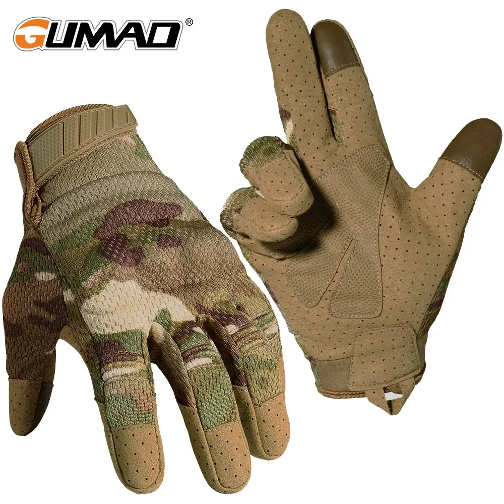 Outdoor Hunting Gloves - Camo Dokunmatik Ekran Taktik Eldiven Açık
