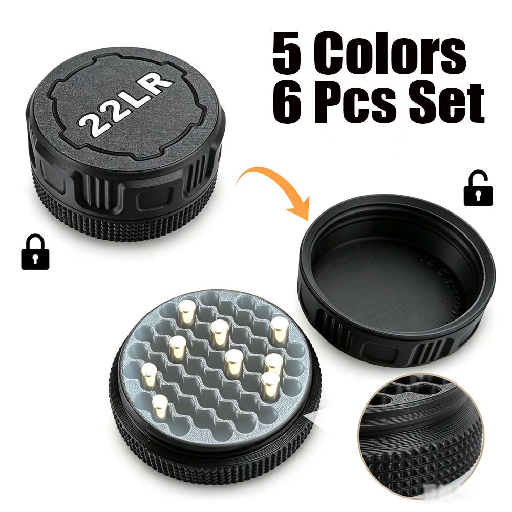 Hunting & Outdoor Supplies - 6 adet mühimmat saklama kutusu .22LR