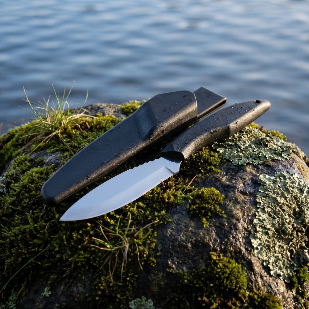 Hunting And Camping In Jungle - Yüksek Sertlikte Kemer Bıçağı Sabit Namlulu