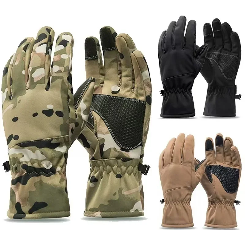 Outdoor Hunting Gloves - Erkekler kadınlar kış taktik eldivenleri açık