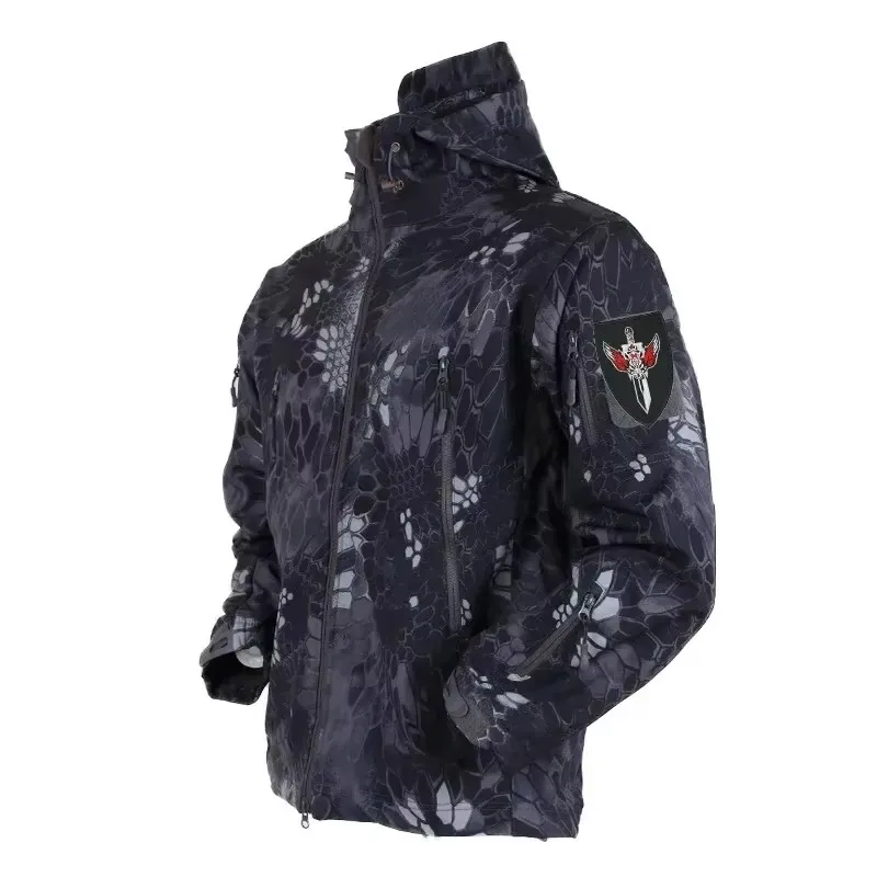Camouflage Hunting Jacket - 5XL 6XL CP Kamuflaj Yumuşak Kabuk