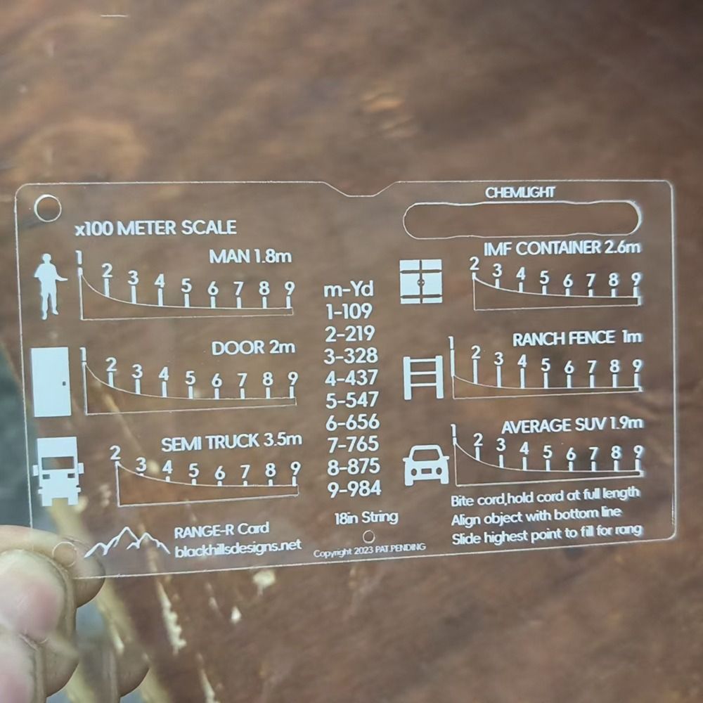 Akrilik Dayanıklı Mesafe Ölçer - Outdoor Hunting Range incelemesi ve fiyatı