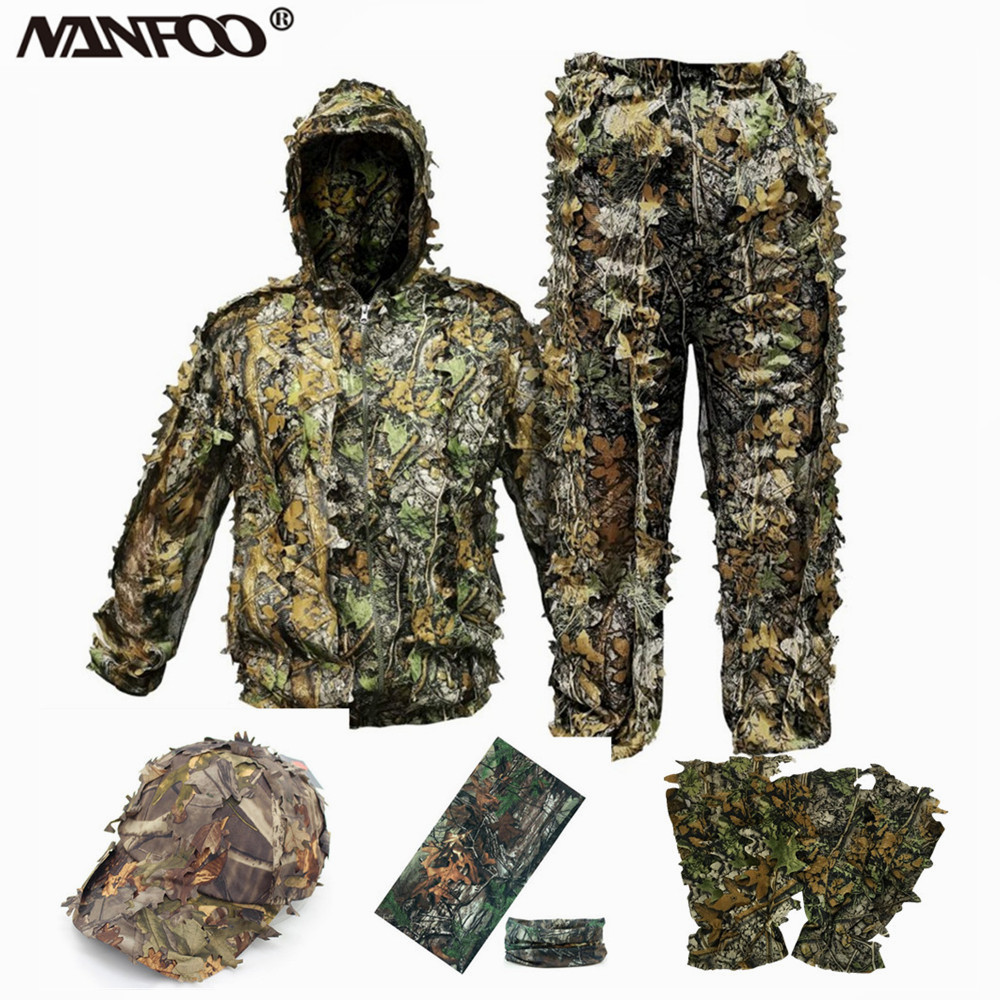 Yetişkin 3D Yapraklar Biyonik  - Camouflage Hunting Jacket incelemesi ve fiyatı