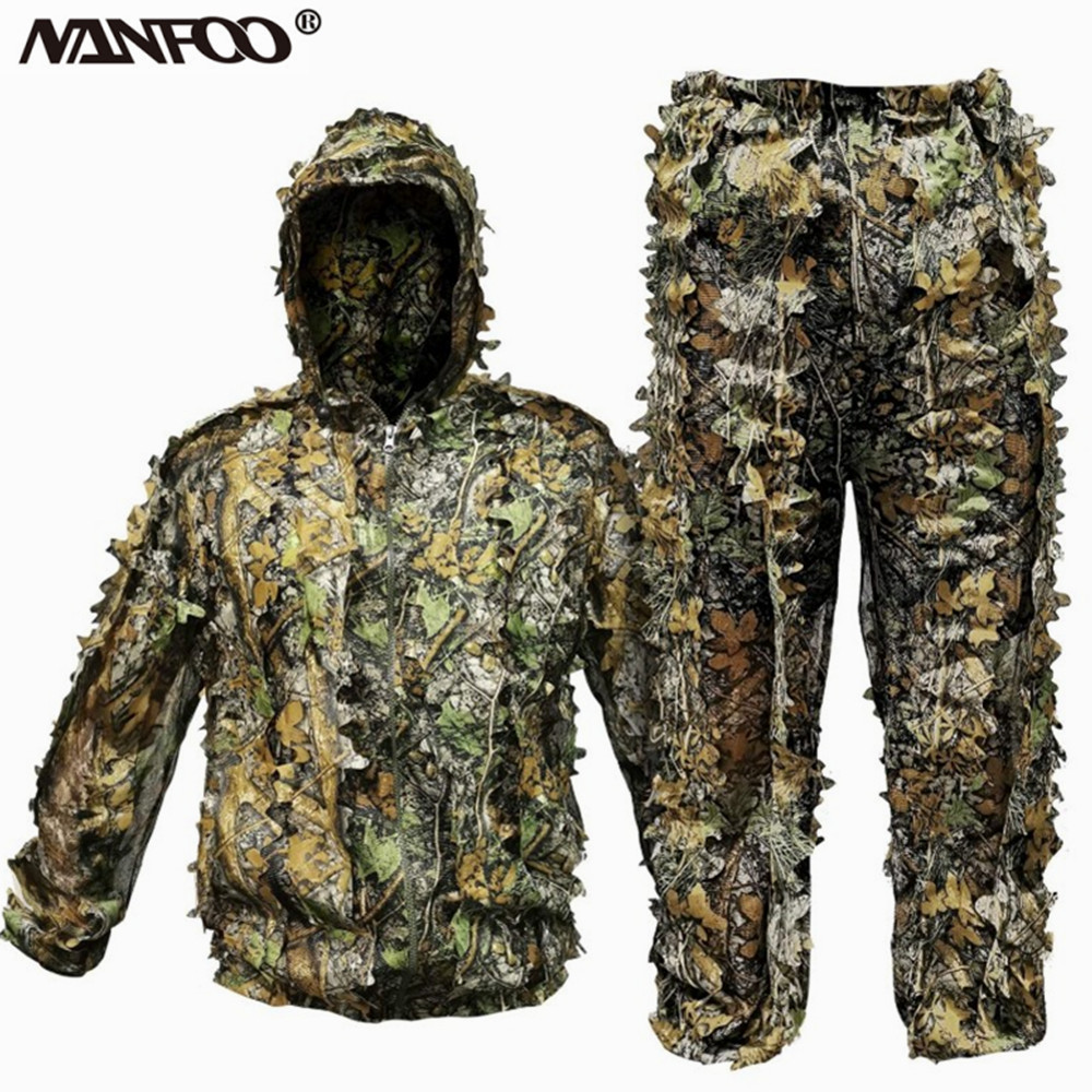 Yetişkin 3D Yapraklar Biyonik  - Camouflage Hunting Jacket incelemesi ve fiyatı