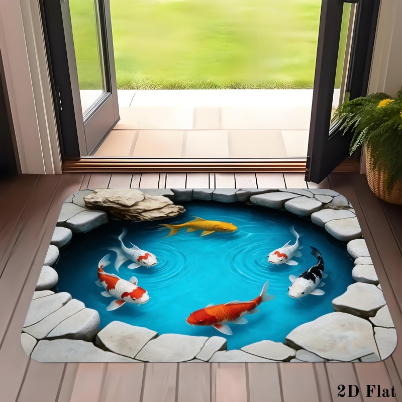 Rustik Geyik Başı Paspas Ahşap - Hunting Outdoor Rug incelemesi ve fiyatı