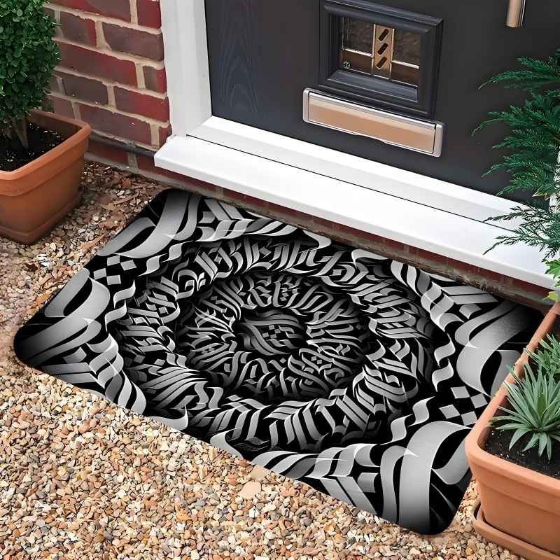 Rustik Geyik Başı Paspas Ahşap - Hunting Outdoor Rug incelemesi ve fiyatı