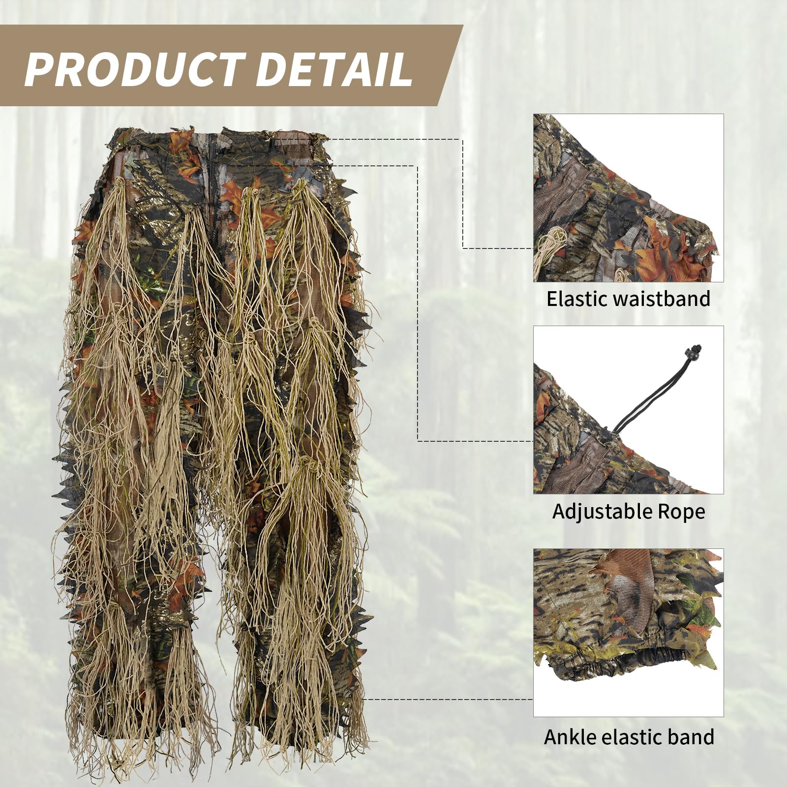 JOAXOR Ghillie Takım Elbise Gi - Camouflage Hunting Jacket incelemesi ve fiyatı