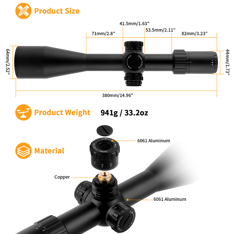 5-30X56 FFP Taktik Uzun Menzil - Outdoor Hunting Range incelemesi ve fiyatı