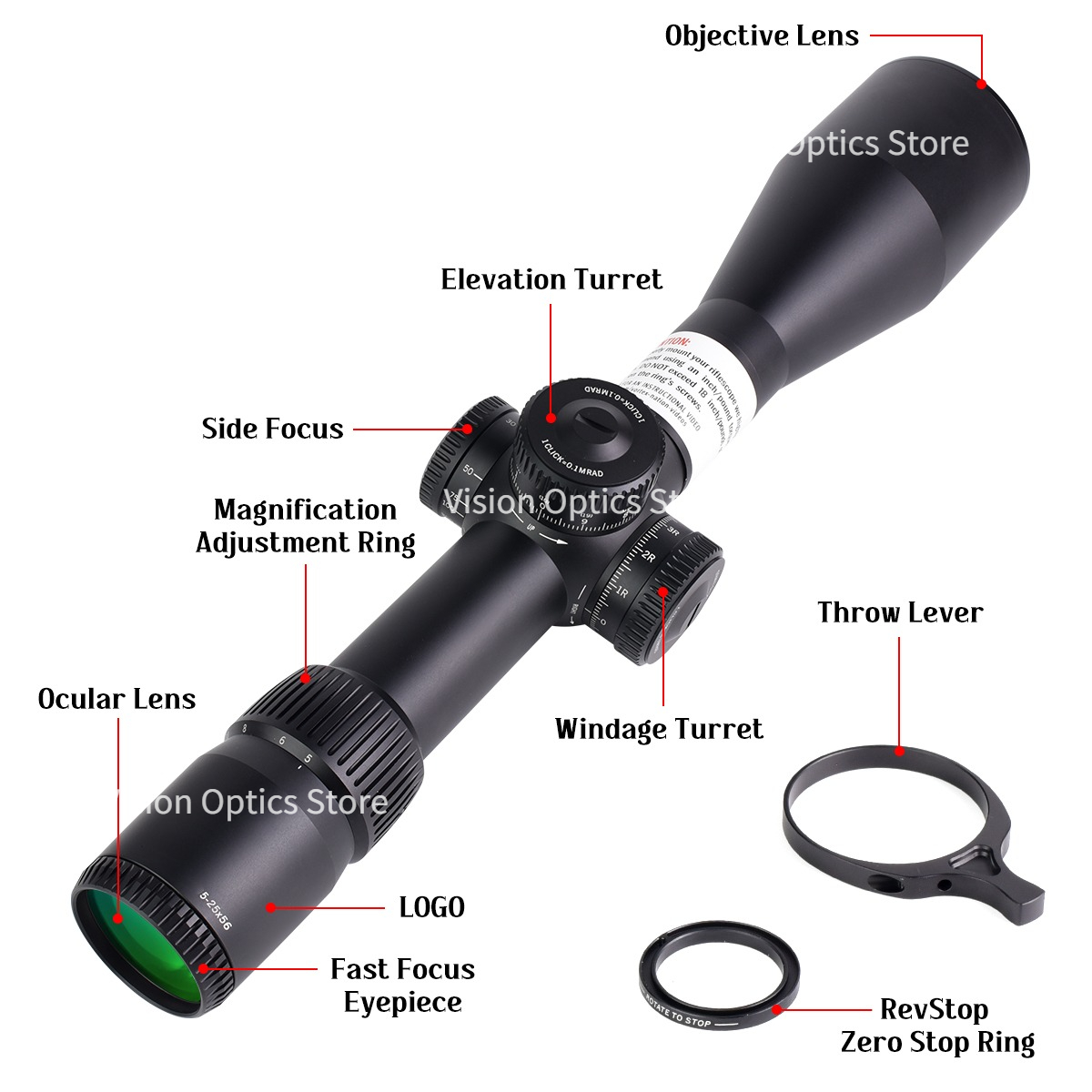 VT 5-25X56 (FFP) Taktik Optik  - Outdoor Hunting Range incelemesi ve fiyatı